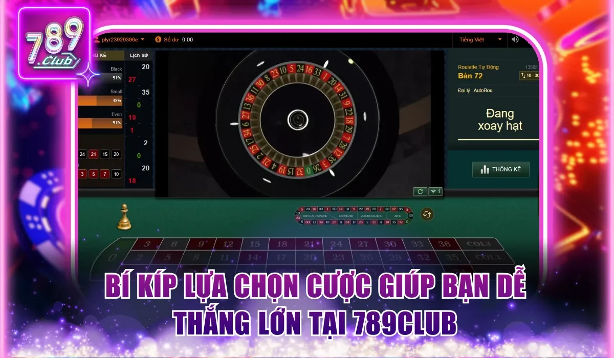 Bí kíp lựa chọn cược giúp bạn dễ thắng lớn tại 789Club